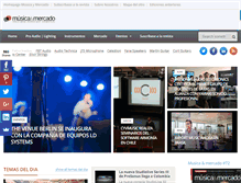 Tablet Screenshot of musicaymercado.org